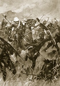 La carga de los 17º Lanceros, 4 de julio de 1879 de English School