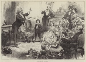 El mago de Navidad (grabado) de English School