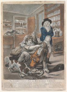 El pastel de Navidad o la elección de Richards, 1795 de English School