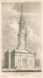 La Iglesia de San Pablo, Shadwell, Londres de English School