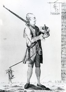El Macaroni Químico, publicado por G. Terry, 1772 de English School
