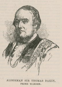 Los gremios de la ciudad: La Compañía de Pescaderos: Sir Thomas Dakin, Primer Guardián