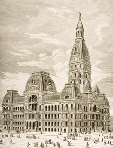 El Ayuntamiento, Chicago, c.1870, de 