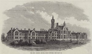 El Asilo de Lunáticos de la Ciudad, cerca de Dartford de English School