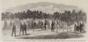 La Guerra Civil en América, Campamento de los Marines Confederados en Drury