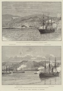 La Guerra Civil en Chile, Hostilidades en Valparaíso de English School