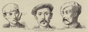 La guerra civil en España, tipos de insurgentes carlistas