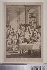 Los políticos del café, 1772 de English School