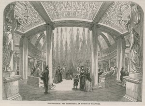El Coliseo - La Gliptoteca o museo de escultura (grabado)