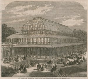 El Invernadero en los jardines de la Sociedad Hortícola Real, South Kensington de English School