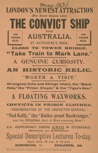 El barco de convictos de Australia de English School