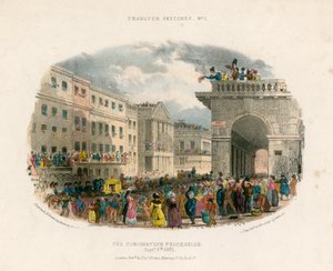 La Procesión de la Coronación, 8 de septiembre de 1831 de English School