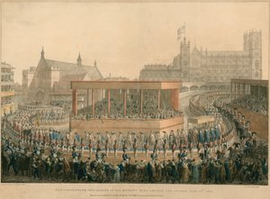 La procesión de Coronación de Su Majestad el Rey Jorge IV, 19 de julio de 1821