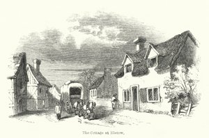 La Cabaña en Elstow (grabado)