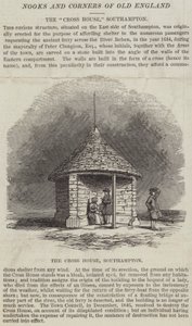 La "Casa Cruz," Southampton (grabado) de English School