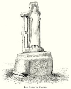 La Cruz de Cashel (grabado) de English School