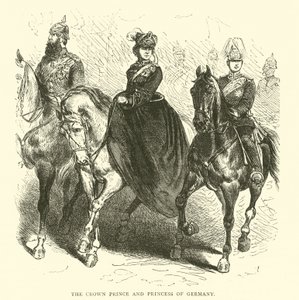 El Príncipe Heredero y la Princesa de Alemania, marzo 1871 de English School