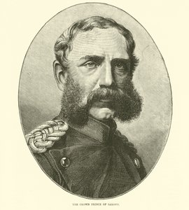 El Príncipe Heredero de Sajonia, agosto 1870 de English School