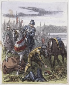 La corona de Ricardo III, encontrada en el campo de Bosworth de English School