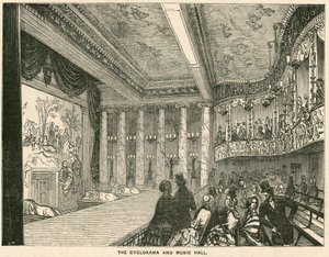 El Ciclorama y Sala de Música en el Coliseo, Londres de English School