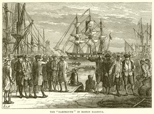 El Dartmouth en el puerto de Boston