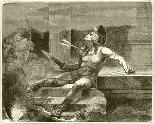 La muerte de Alcibíades de English School