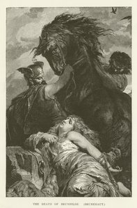 La muerte de Brunilda (Brunehaut) de English School