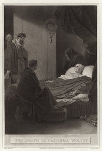 La muerte del Cardenal Wolsey de English School