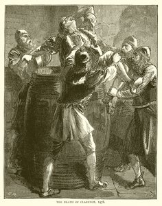 La muerte de Clarence, 1478 de English School