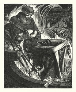 La muerte del Rey Warwolf de English School