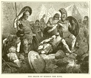 La muerte de Codro el rey de English School