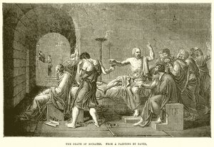 La muerte de Sócrates de English School