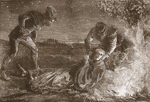 La muerte de Zwingle, ilustración de 