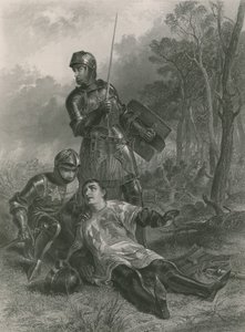 La muerte del conde de Warwick, Rey Enrique VI de English School