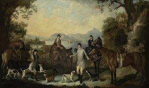 La muerte de la liebre, c.1760-70 de English School