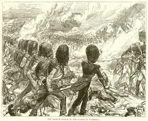La carga decisiva de los guardias en Waterloo