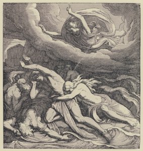 El diluvio (grabado) de English School