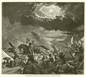 La Destrucción del Ejército de Senaquerib, Isaías, xxxvii, 36 de English School