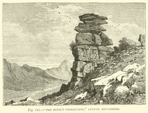El Anillo de Queso del Diablo, Lynton, Devonshire de English School