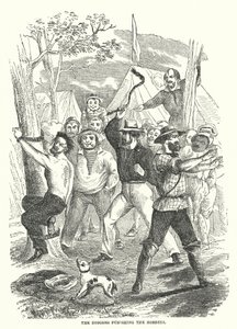 Los excavadores castigando a los ladrones de English School