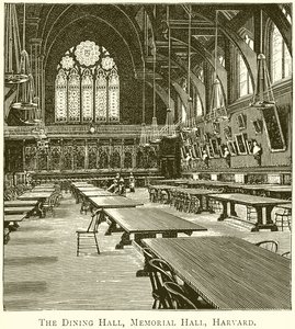 El comedor, Memorial Hall, Harvard