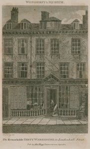 El almacén sucio, residencia en Leadenhall Street, Londres, de Nicholas Bentley, también conocido como Dirty Dick
