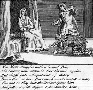 El Doctor en Trabajo, o la Nueva Chifladura de Guildford, c.1726 de English School
