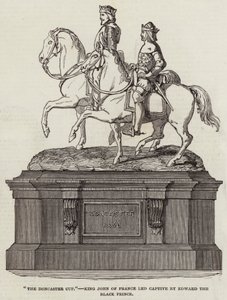 "La Copa de Doncaster", el rey Juan de Francia llevado cautivo por Eduardo el Príncipe Negro