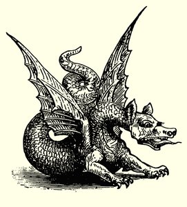 El dragón de fábula (grabado)