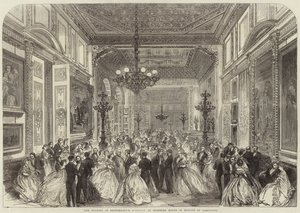 La asamblea de la duquesa de Sutherland en Stafford House en honor a Garibaldi