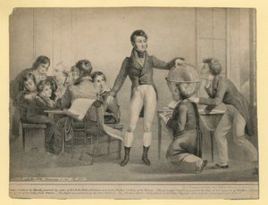 El Duque de Orleans en su capacidad de maestro