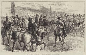 El Duque de Edimburgo en Dublín, Revisión en Phoenix Park
