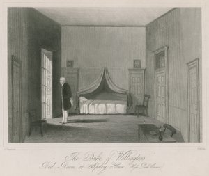 El dormitorio del Duque de Wellington en la Casa Apsley, Hyde Park Corner de English School