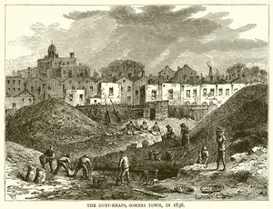 Los Montones de Polvo, Somers Town, en 1836
